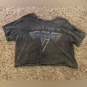 Van Halen crop top